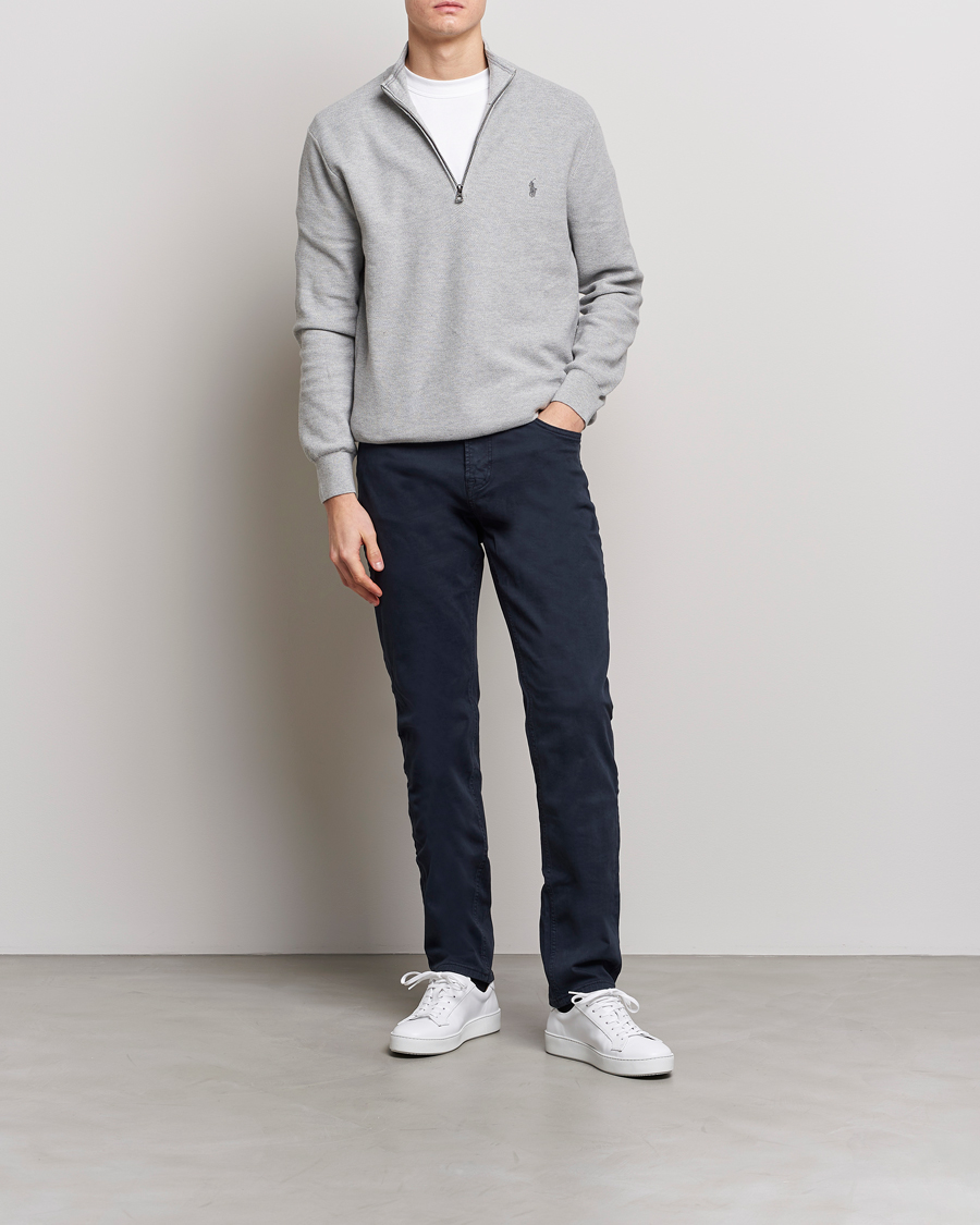 Mies | Puserot | Polo Ralph Lauren | Textured Half-Zip Andover Heather