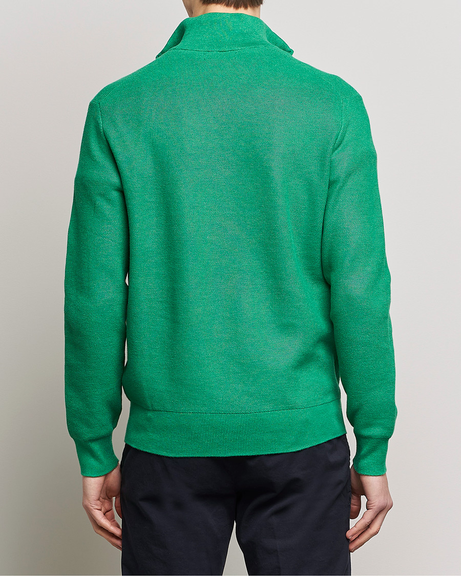 Mies | Puserot | Polo Ralph Lauren | Textured Half-Zip Optic Green Heather