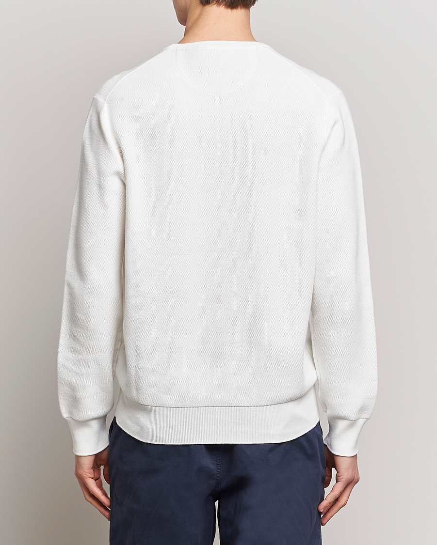 Mies | Puserot | Polo Ralph Lauren | Textured Crew Neck Sweater Deckwash White