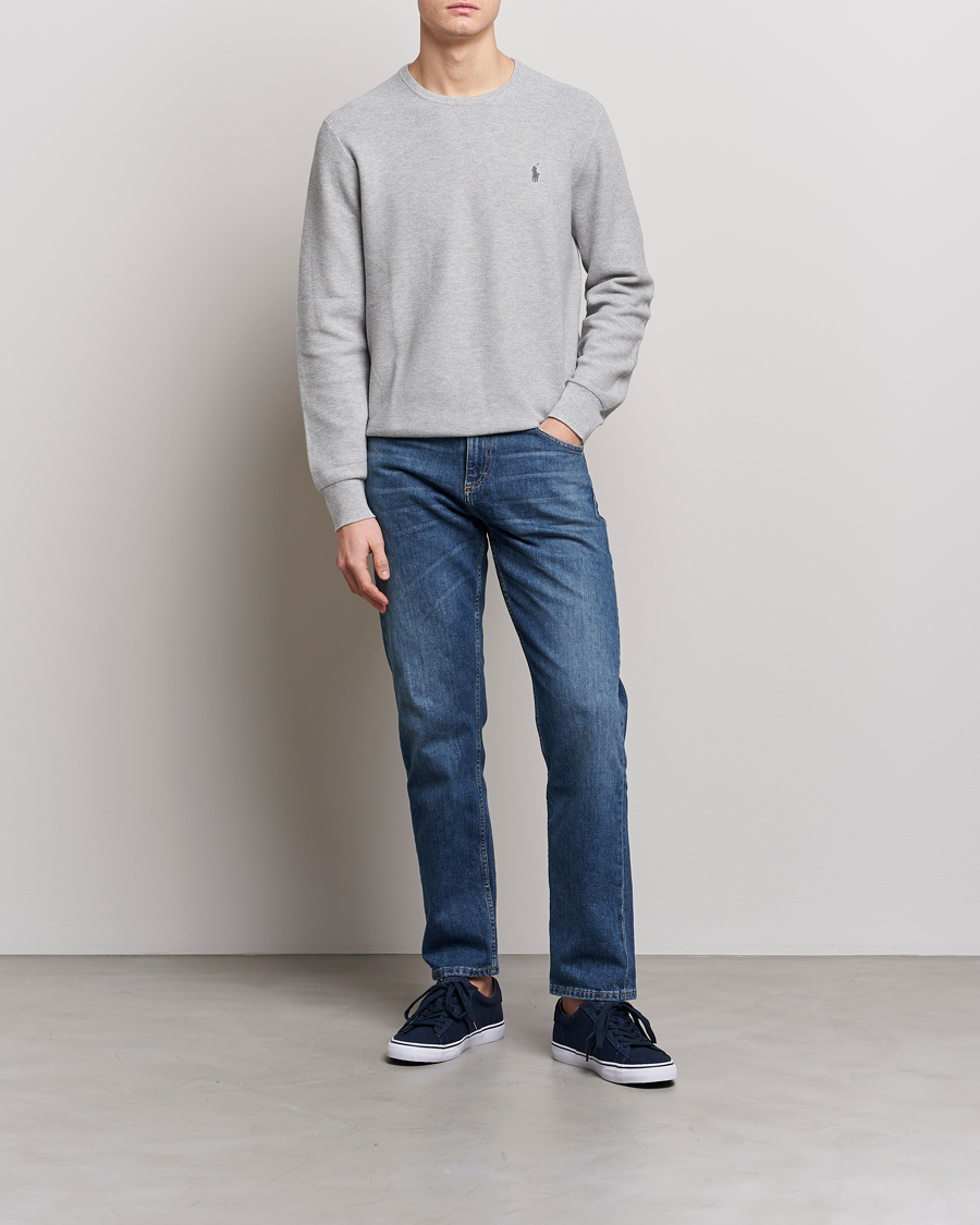 Mies | Puserot | Polo Ralph Lauren | Textured Crew Neck Sweater Andover Heather