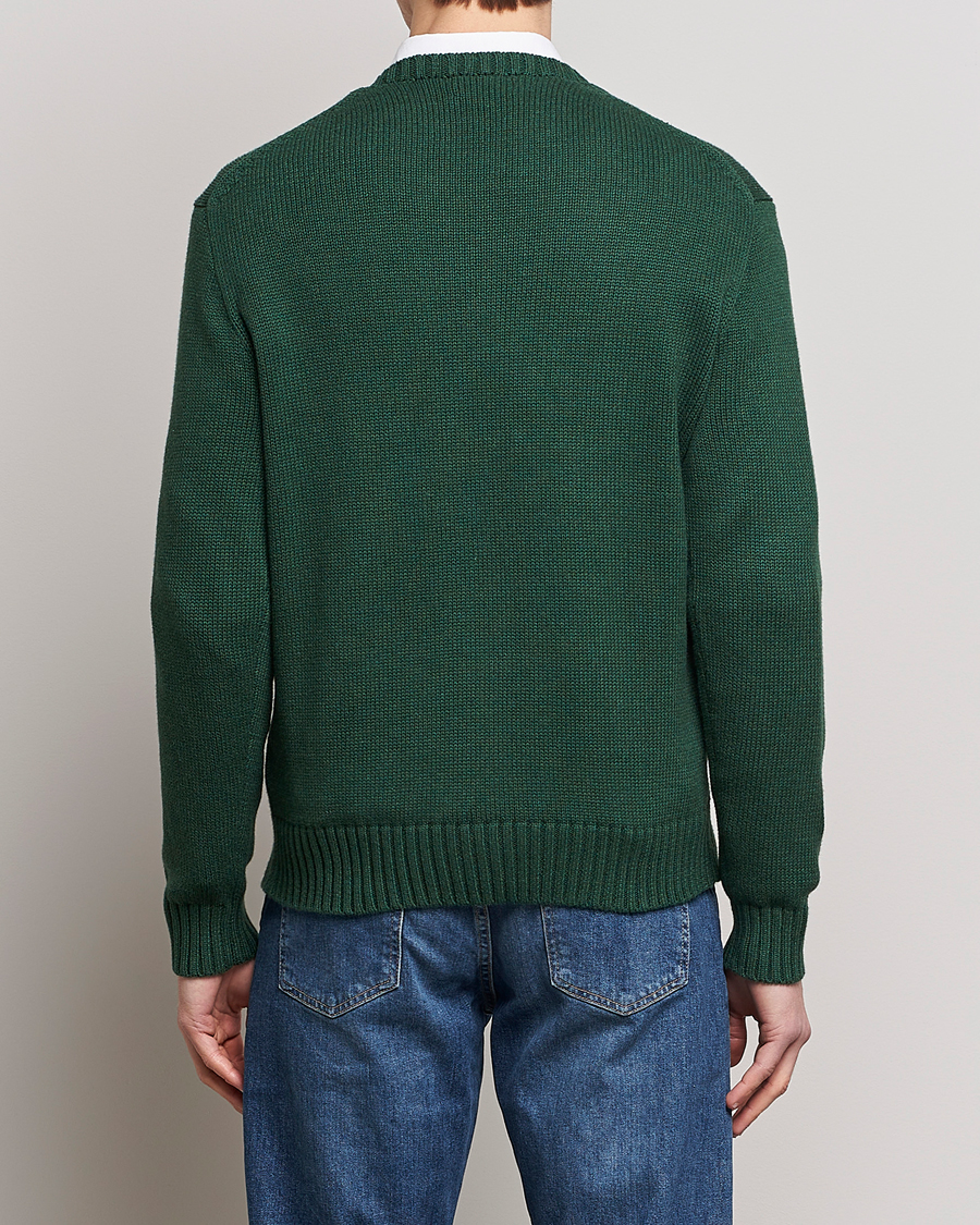 Mies | Puserot | Polo Ralph Lauren | Knitted Crew Neck Bear Sweater New Forest Heather