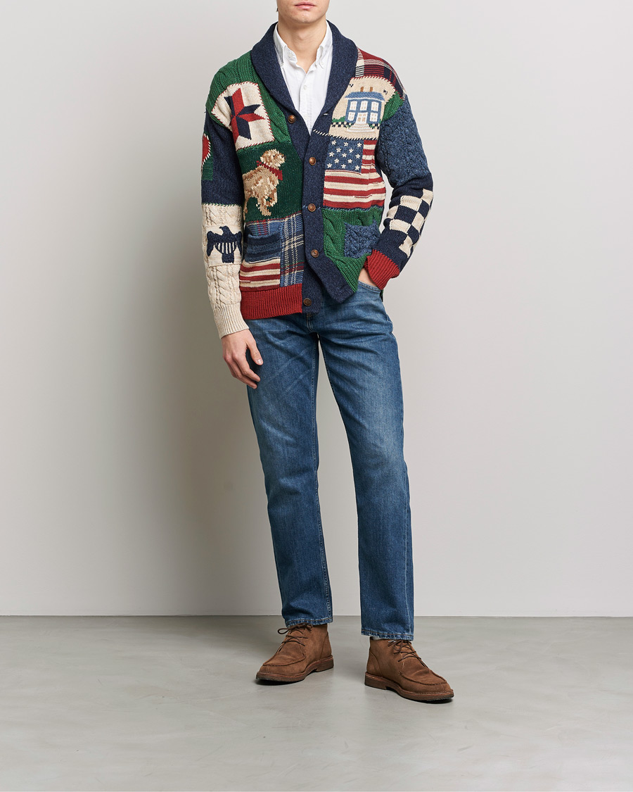 Mies | Puserot | Polo Ralph Lauren | Cotton Blend Shawl Collar Cardigan Multi