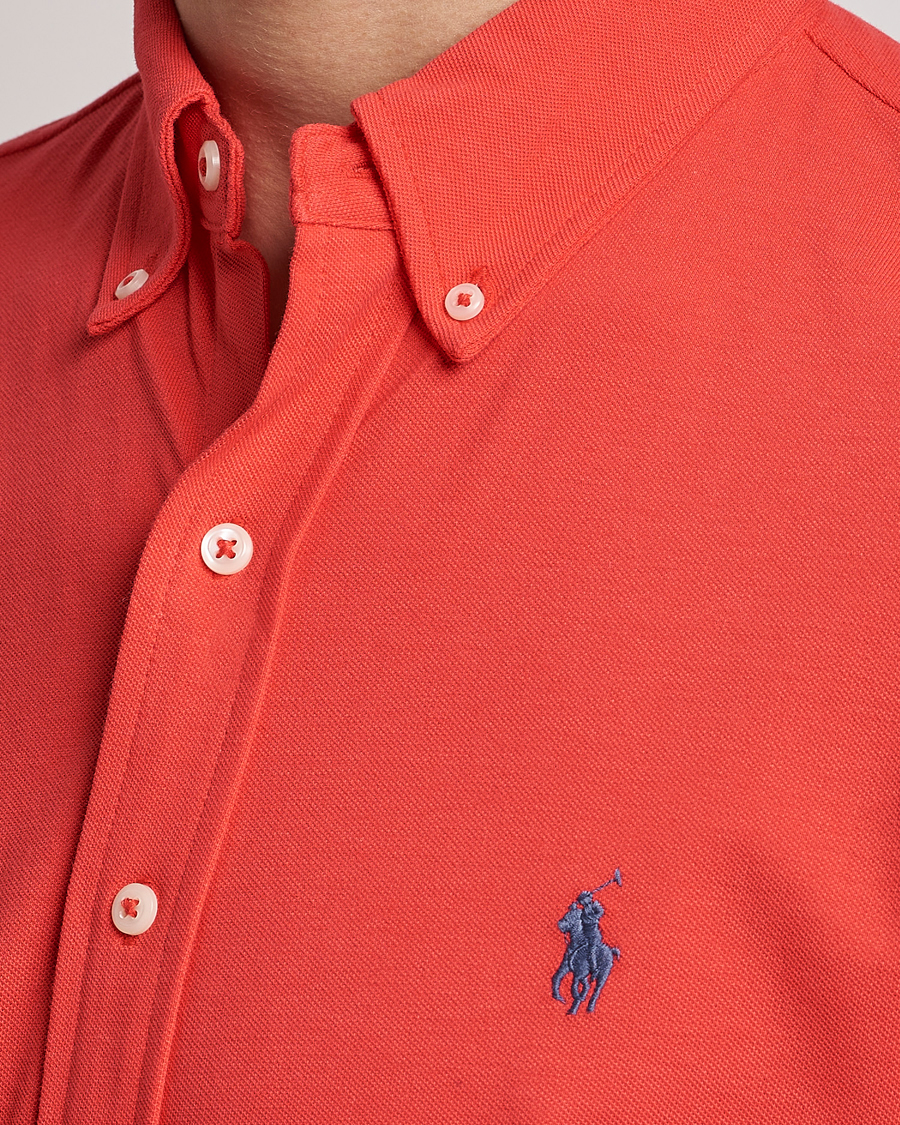 Mies | Kauluspaidat | Polo Ralph Lauren | Featherweight Mesh Shirt Red Reef