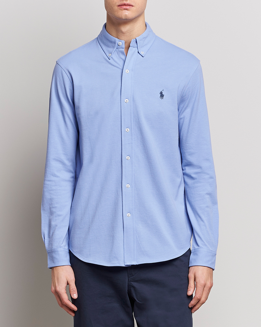 Mies |  | Polo Ralph Lauren | Featherweight Mesh Shirt Lafayette Blue