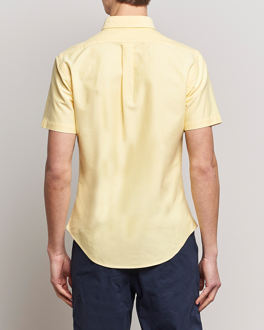 Mies | Kauluspaidat | Polo Ralph Lauren | Slim Fit Oxford Short Sleeve Shirt Yellow