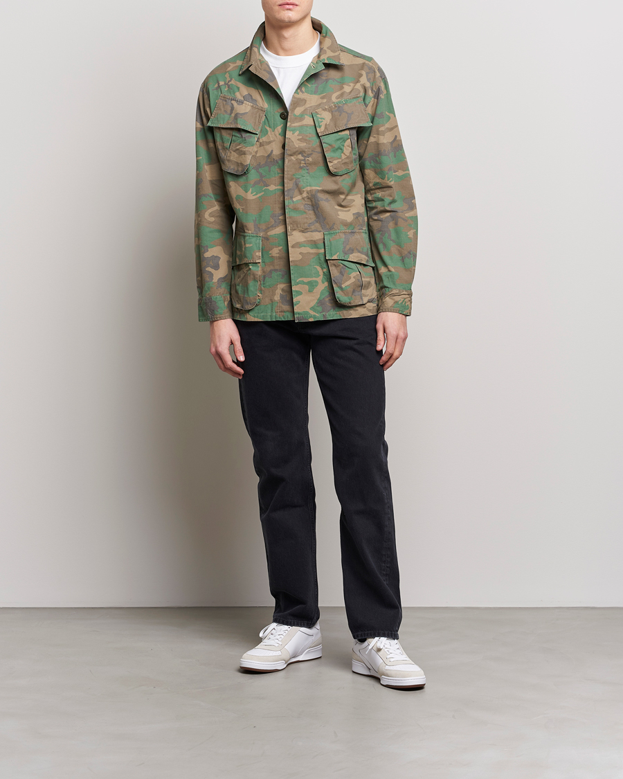 Mies | Kauluspaidat | Polo Ralph Lauren | Twill Overshirt Iconic Camo
