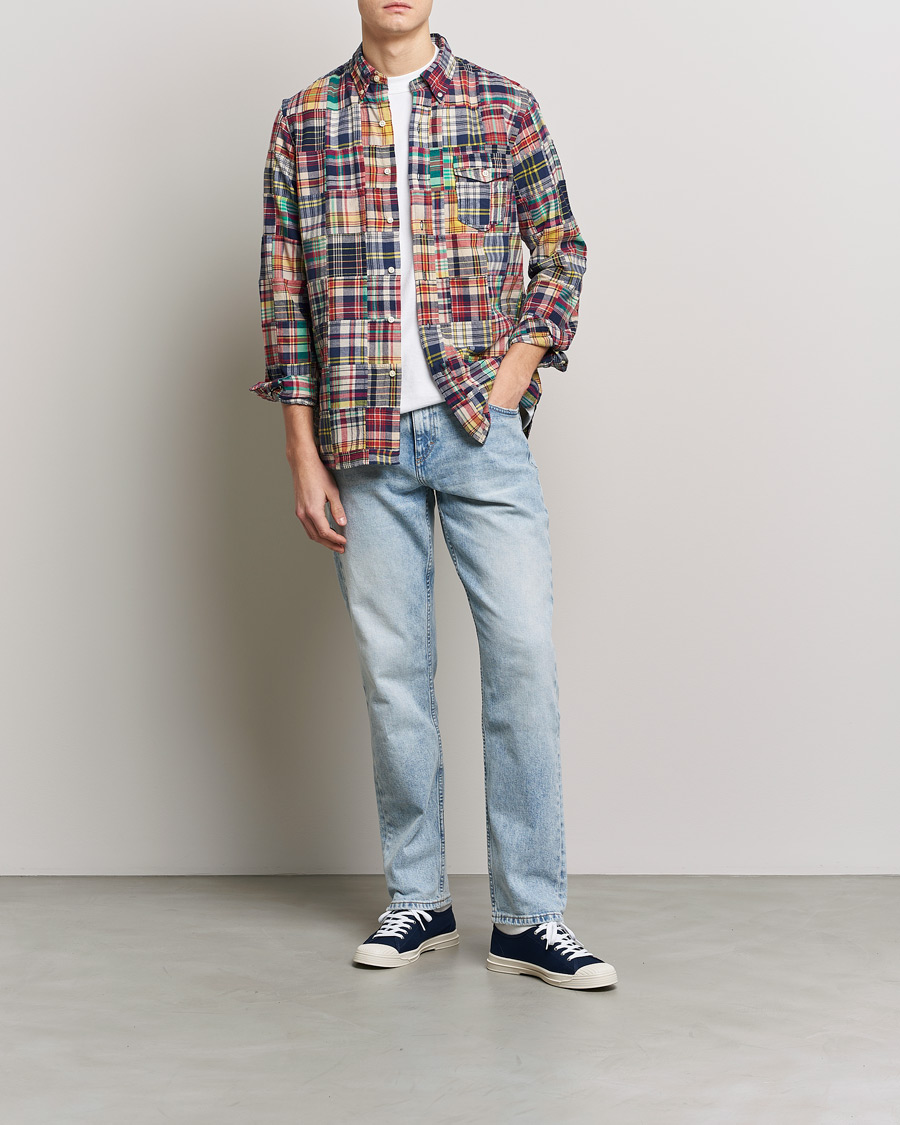 Mies | Kauluspaidat | Polo Ralph Lauren | Madras Patchwork Overshirt Multi