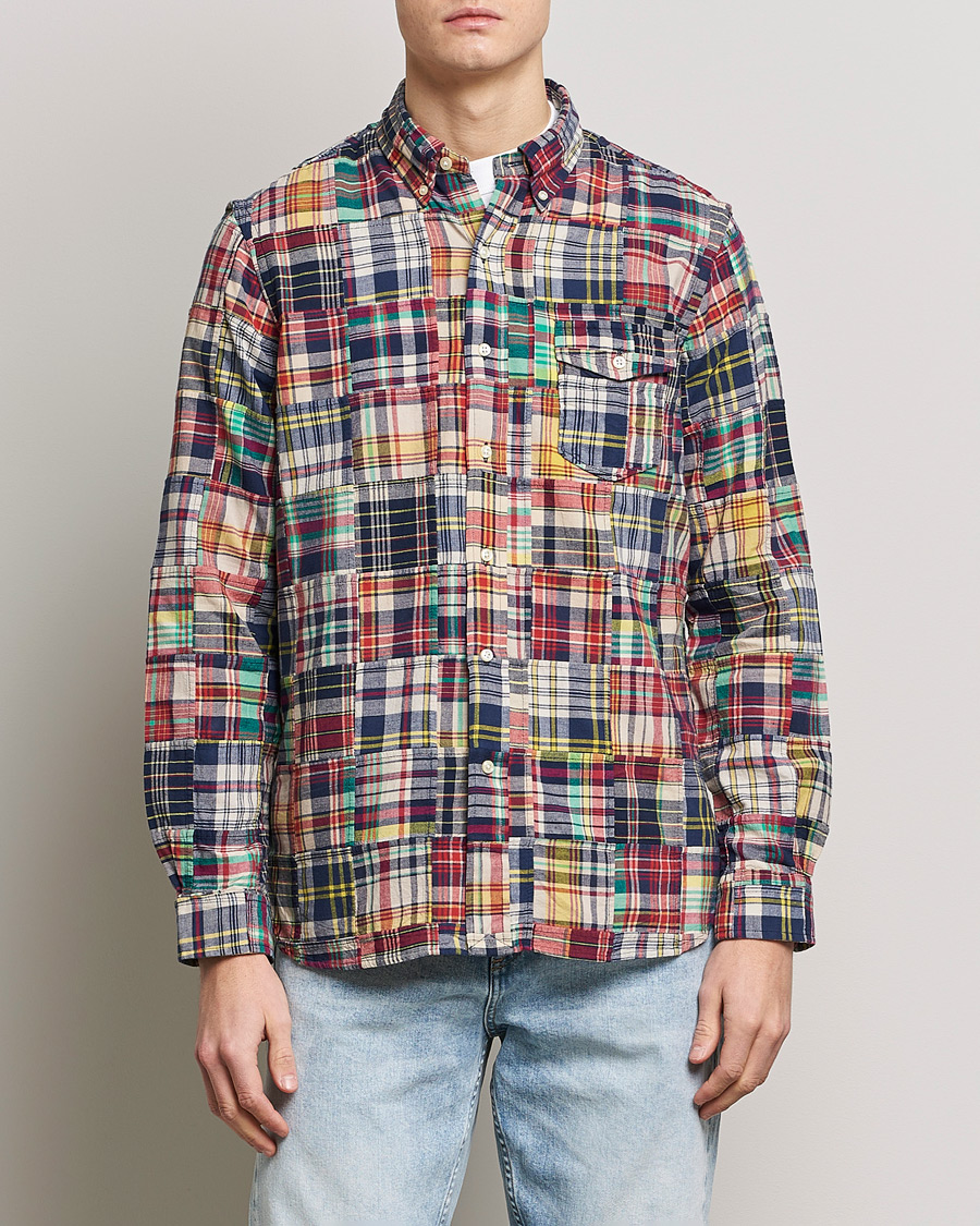Mies | Kauluspaidat | Polo Ralph Lauren | Madras Patchwork Overshirt Multi