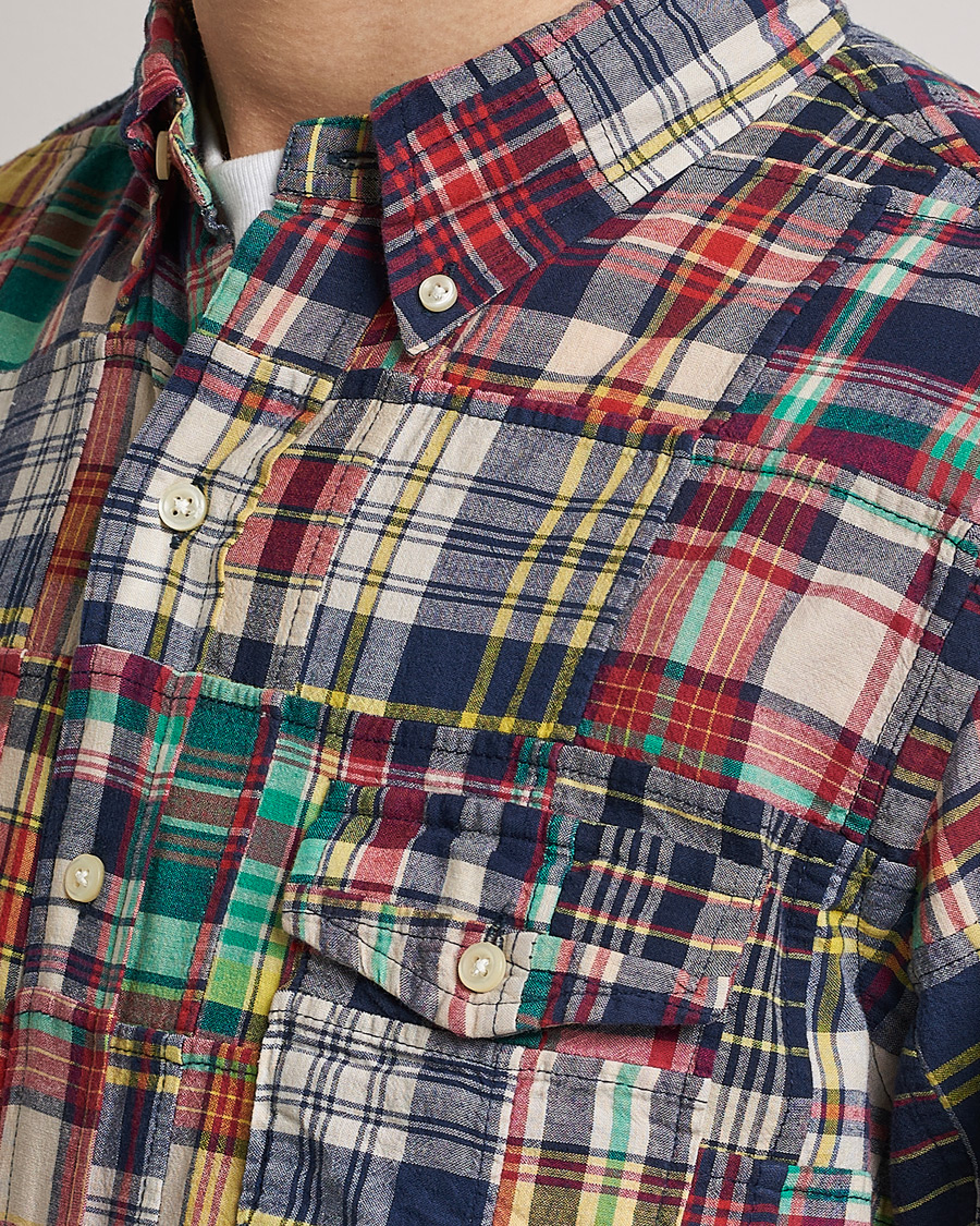 Mies | Kauluspaidat | Polo Ralph Lauren | Madras Patchwork Overshirt Multi