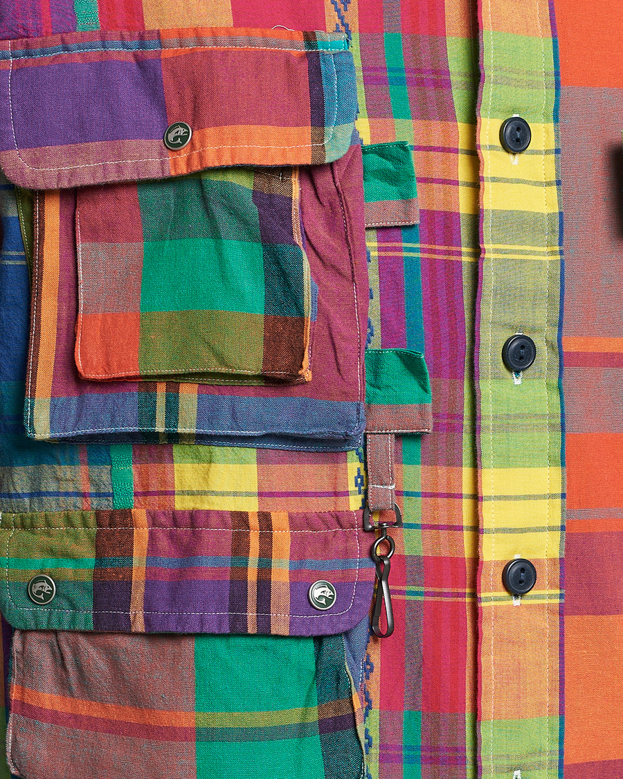 Mies | Kauluspaidat | Polo Ralph Lauren | Madras Checked Shirt Yellow/Green