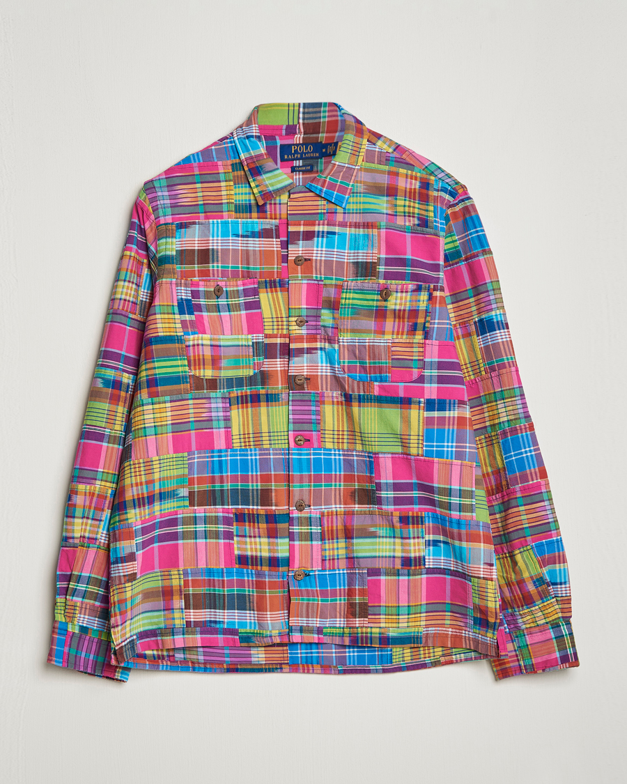 Mies | Kauluspaidat | Polo Ralph Lauren | Madras Checked Overshirt Patchwork