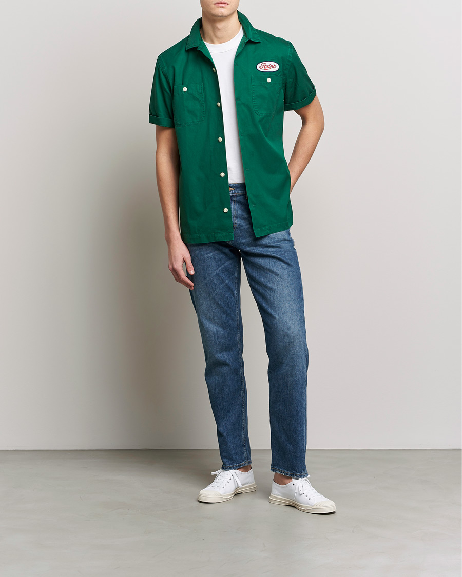 Mies | Kauluspaidat | Polo Ralph Lauren | Cotton Chino Short Sleeve Shirt New Forest