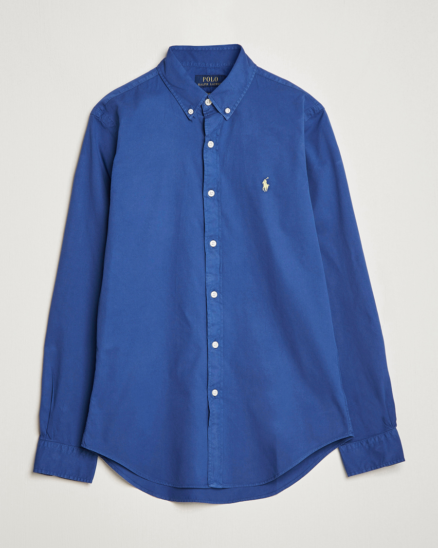 Mies | Kauluspaidat | Polo Ralph Lauren | Slim Fit Brushed Twill Shirt Royal Navy