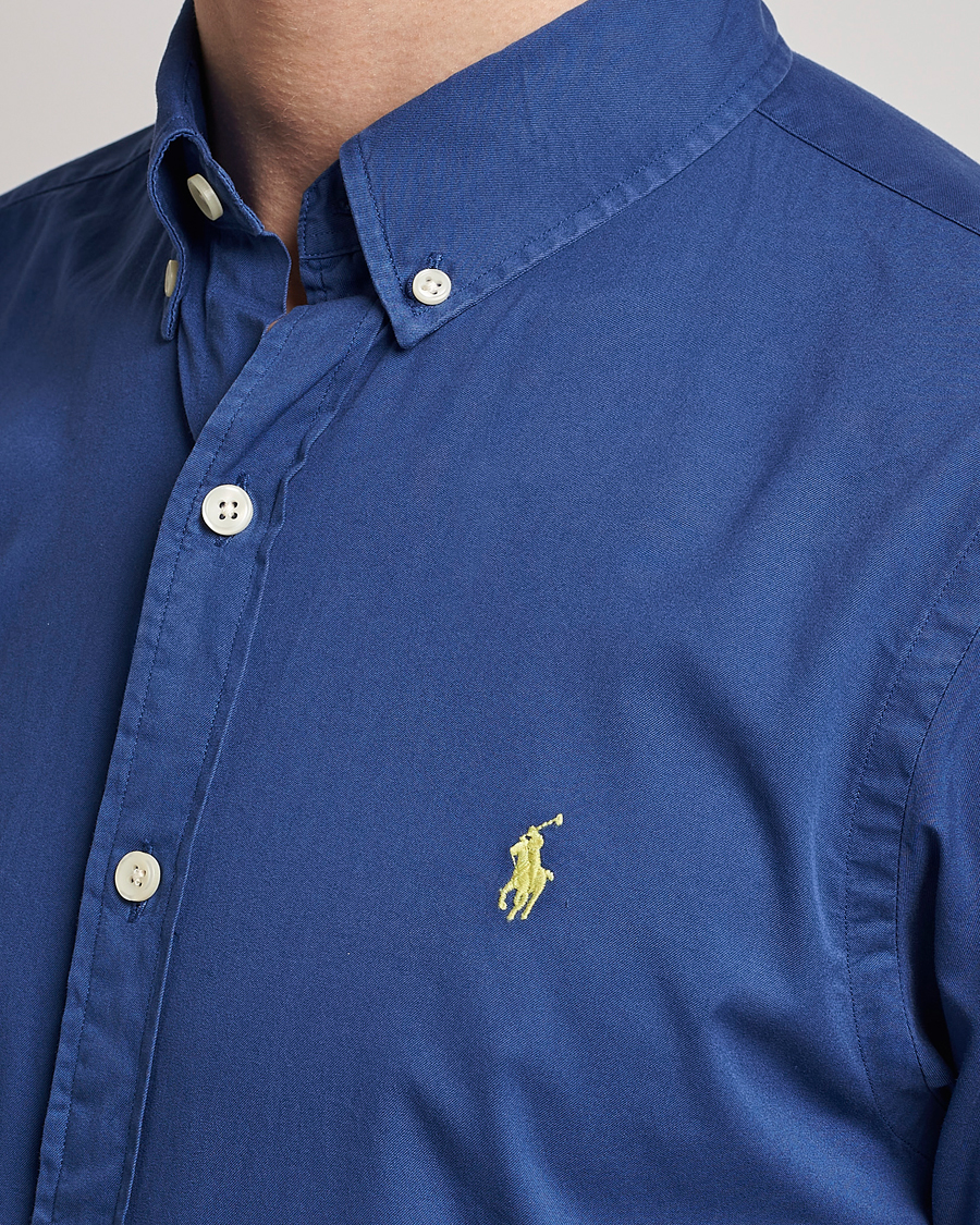 Mies | Kauluspaidat | Polo Ralph Lauren | Slim Fit Brushed Twill Shirt Royal Navy