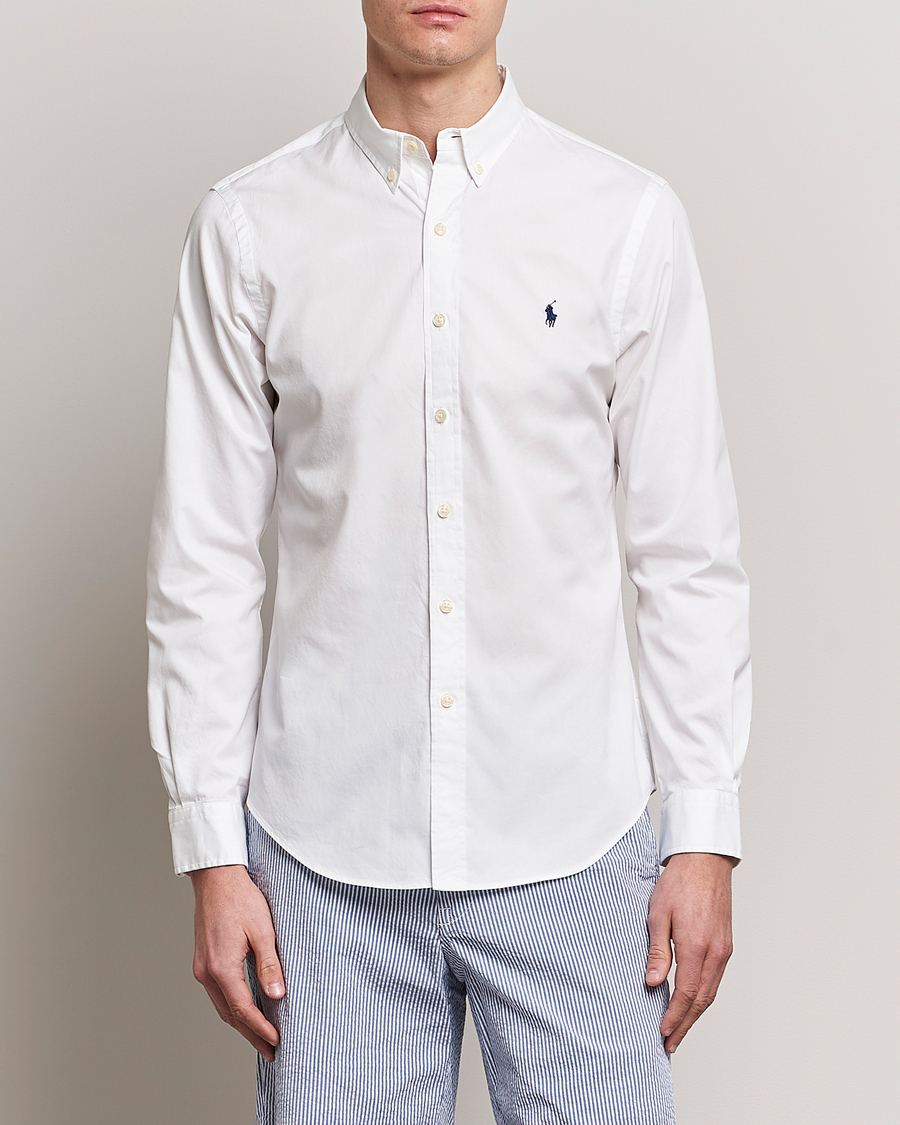 Mies |  | Polo Ralph Lauren | Slim Fit Twill Shirt White