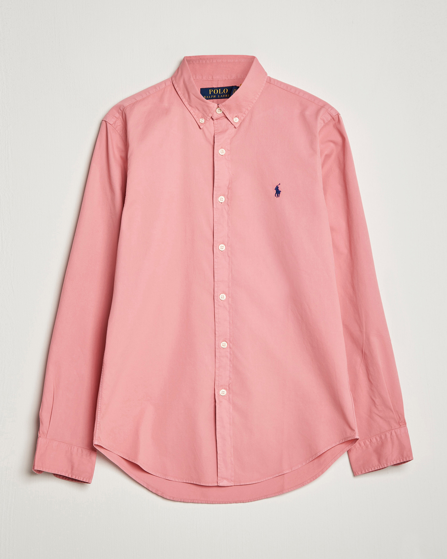 Mies | Kauluspaidat | Polo Ralph Lauren | Slim Fit Brushed Twill Shirt Desert Rose