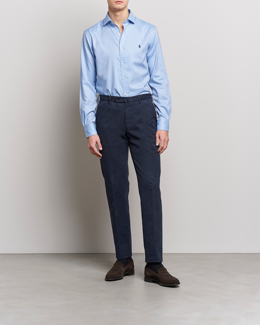 Mies | Kauluspaidat | Polo Ralph Lauren | Slim Fit Dress Shirt Blue