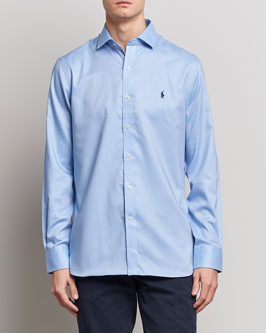 Mies | Viralliset | Polo Ralph Lauren | Slim Fit Dress Shirt Blue