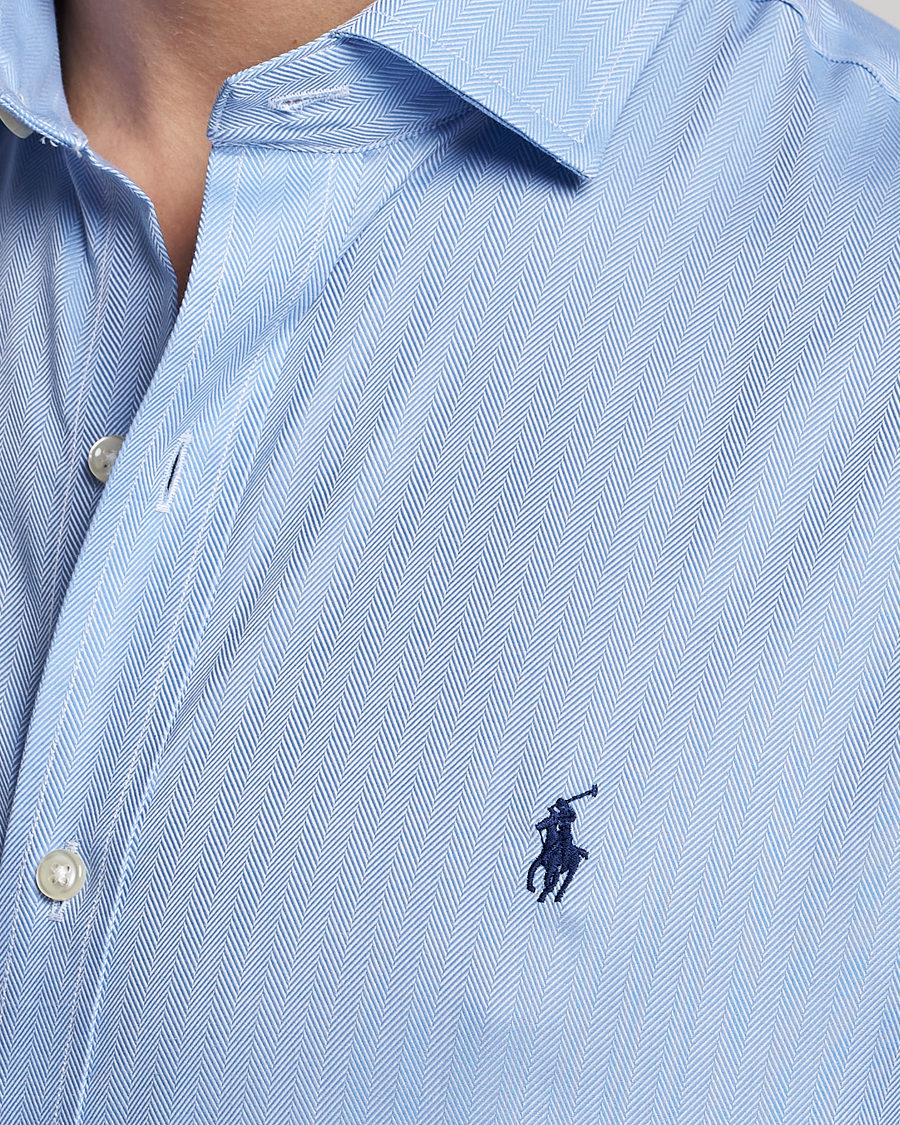 Mies | Kauluspaidat | Polo Ralph Lauren | Slim Fit Dress Shirt Blue