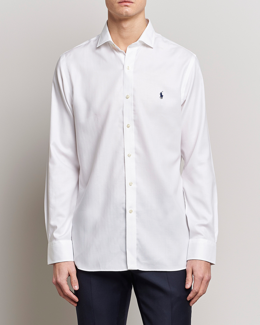 Mies | Viralliset | Polo Ralph Lauren | Slim Fit Dress Shirt White