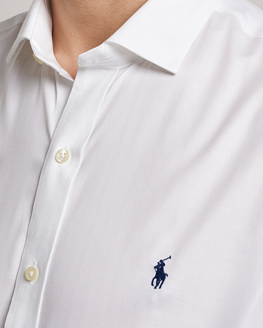 Mies | Kauluspaidat | Polo Ralph Lauren | Slim Fit Dress Shirt White