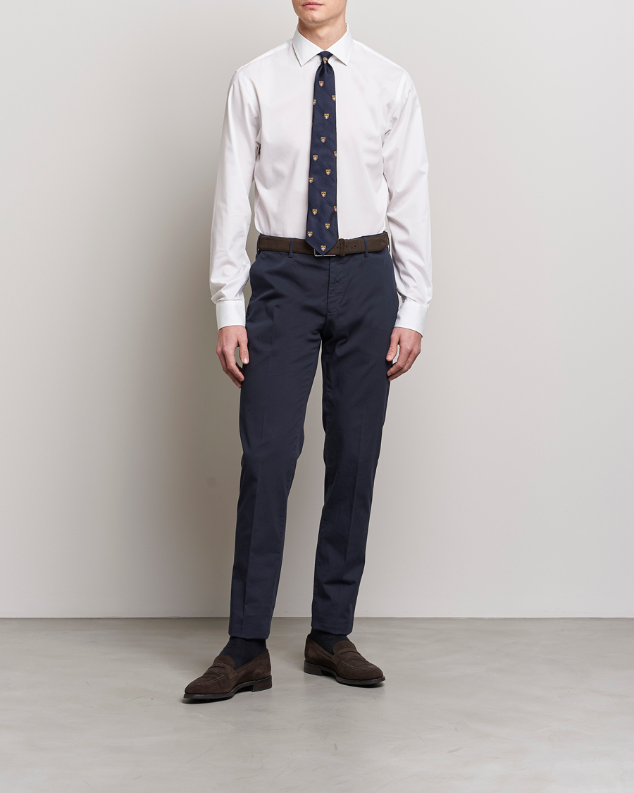 Mies | Kauluspaidat | Polo Ralph Lauren | Slim Fit Poplin Dress Shirt White