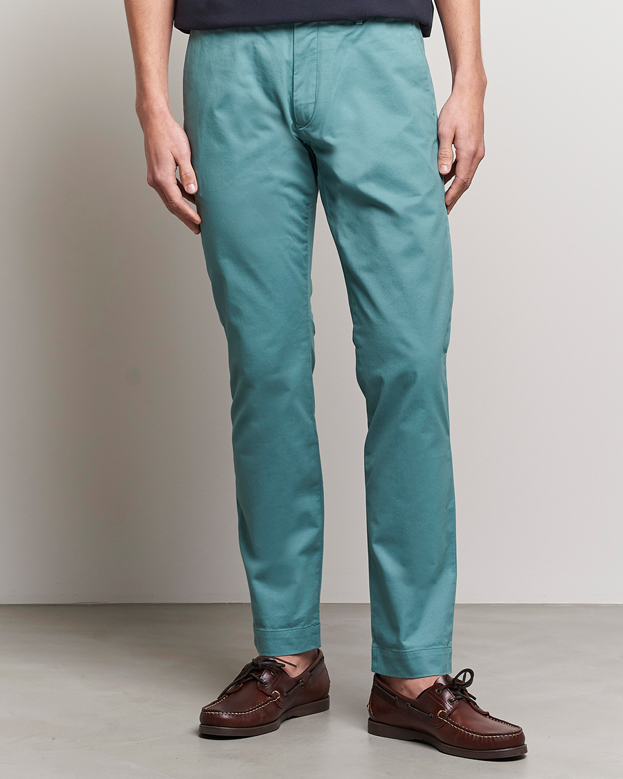 Mies | Housut | Polo Ralph Lauren | Slim Fit Stretch Chinos Greenscape