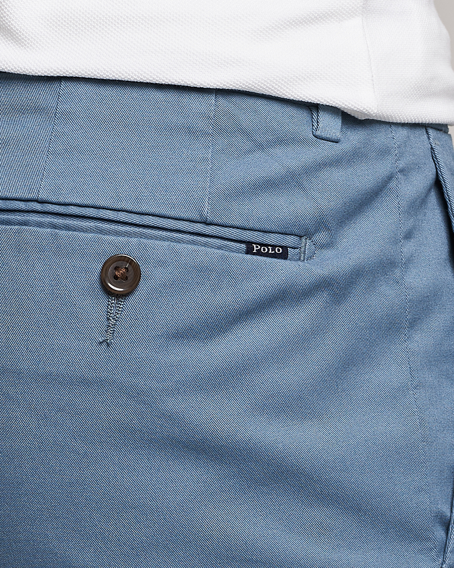 Mies | Shortsit | Polo Ralph Lauren | Tailored Slim Fit Shorts Anchor Blue