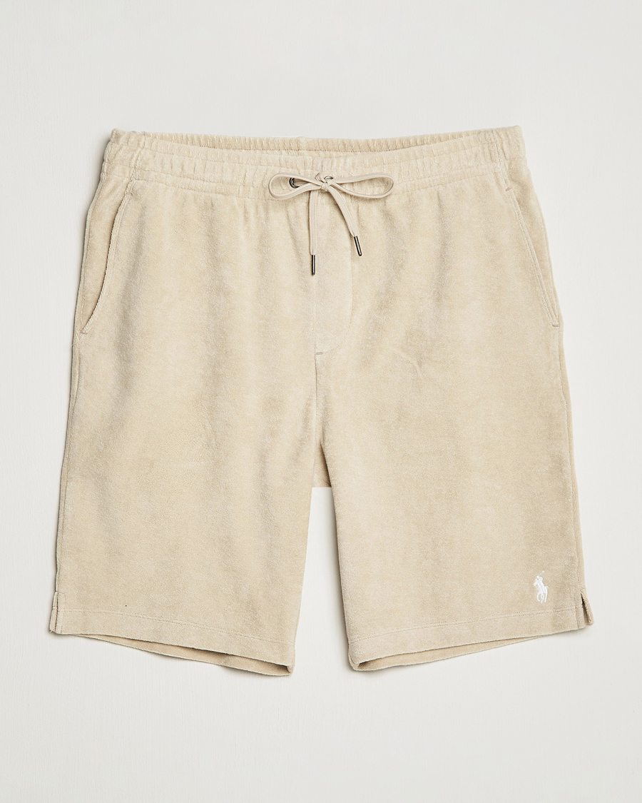 Mies | Shortsit | Polo Ralph Lauren | Cotton Terry Drawstring Shorts Spring Beige