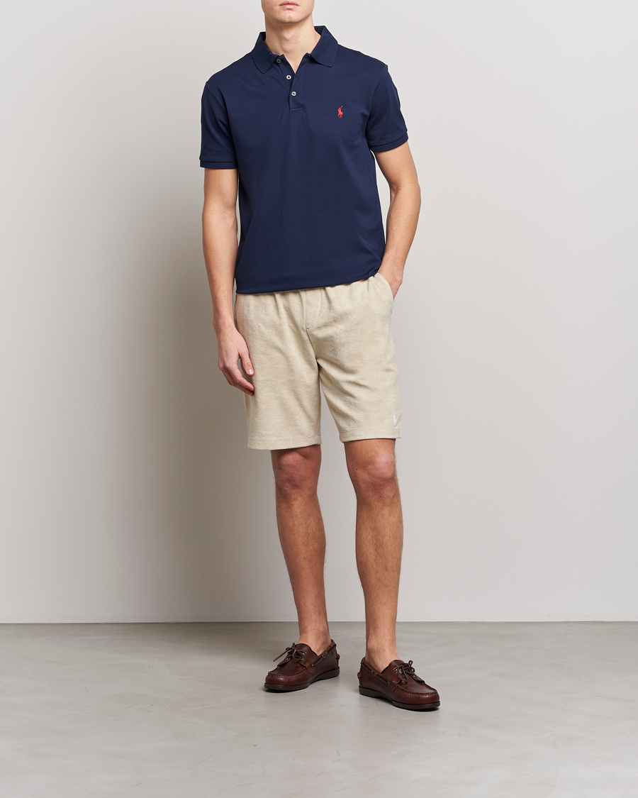 Mies | Shortsit | Polo Ralph Lauren | Cotton Terry Drawstring Shorts Spring Beige