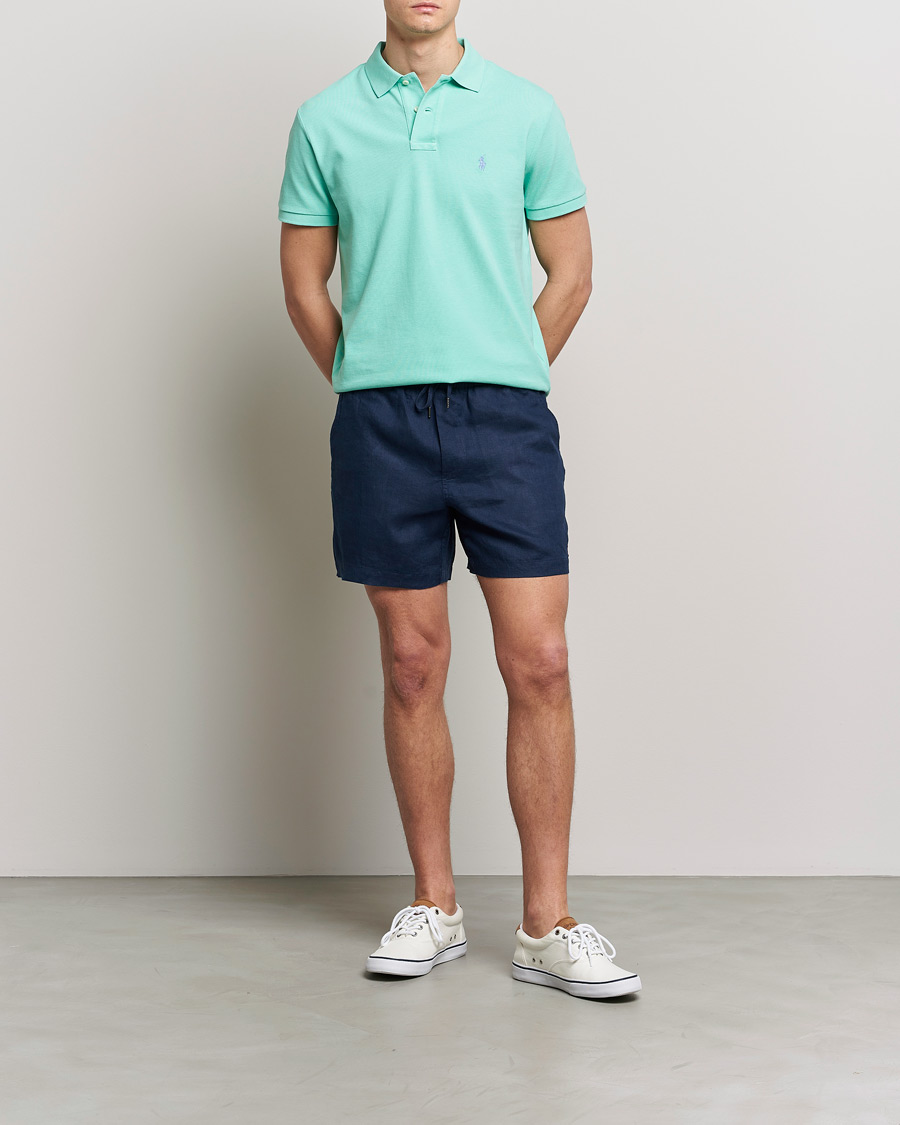 Mies | Shortsit | Polo Ralph Lauren | Prepster Linen Drawstring Shorts Newport Navy