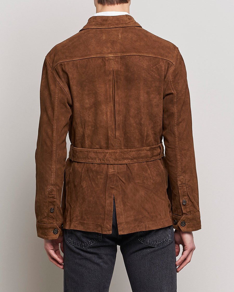 Mies | Takit | Polo Ralph Lauren | Safari Suede Field Jacket Smith Brown