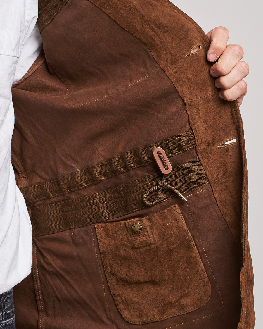 Mies | Takit | Polo Ralph Lauren | Safari Suede Field Jacket Smith Brown