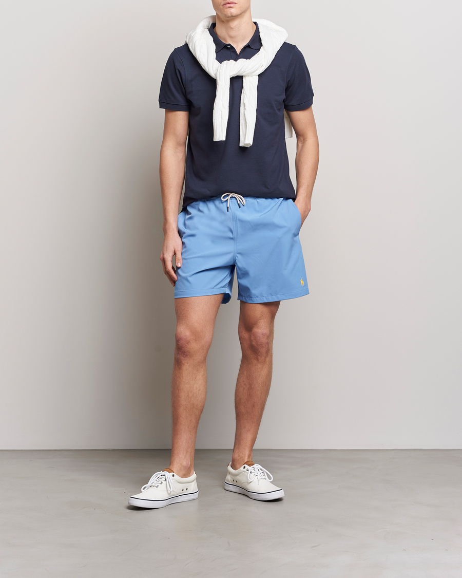 Mies | Uimahousut | Polo Ralph Lauren | Recyceled Traveler Boxer Swimshorts Harbor Island Blue