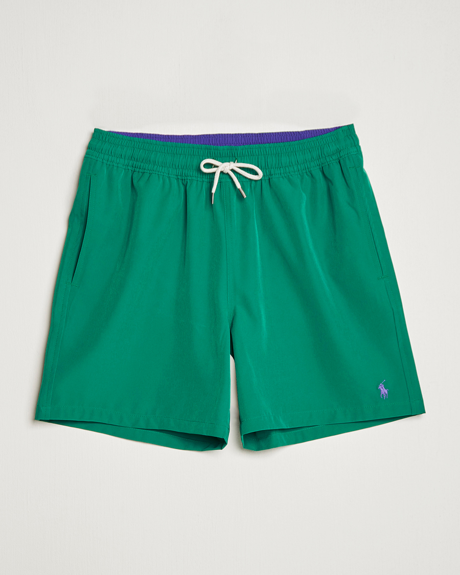 Mies | Uimahousut | Polo Ralph Lauren | Recyceled Traveler Boxer Swimshorts Primary Green
