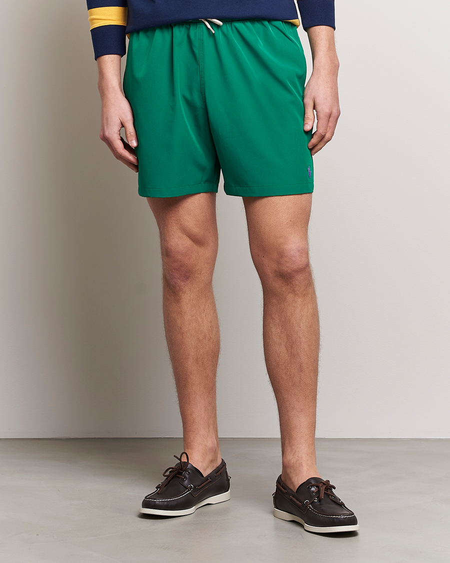 Mies | Uimahousut | Polo Ralph Lauren | Recyceled Traveler Boxer Swimshorts Primary Green