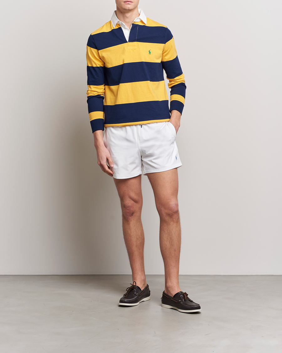 Mies | Uimahousut | Polo Ralph Lauren | Recycled Slim Traveler Swimshorts White