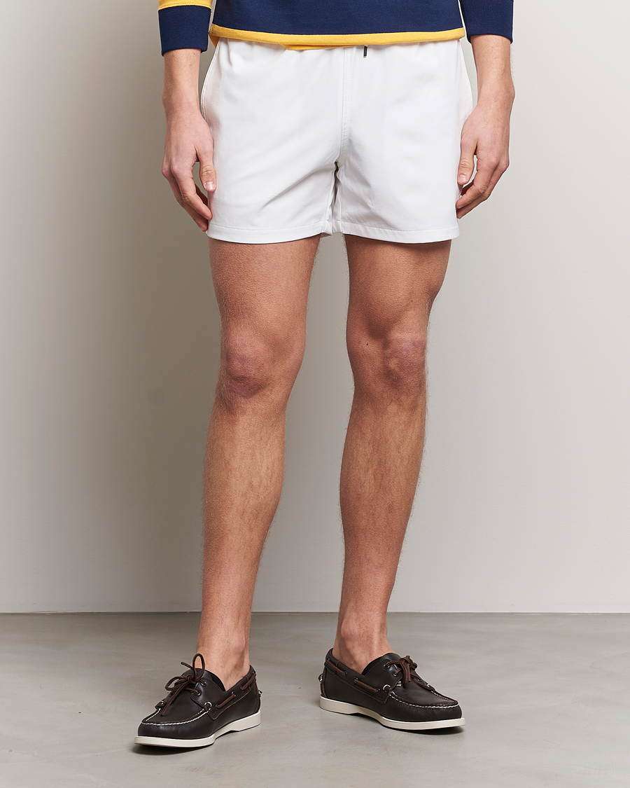 Mies | Uimahousut | Polo Ralph Lauren | Recycled Slim Traveler Swimshorts White