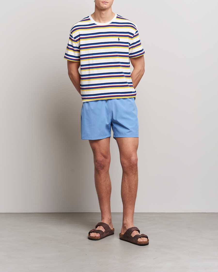 Mies | Uimahousut | Polo Ralph Lauren | Recycled Slim Traveler Swimshorts Harbor Island Blue