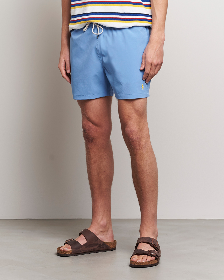 Mies | Uimahousut | Polo Ralph Lauren | Recycled Slim Traveler Swimshorts Harbor Island Blue