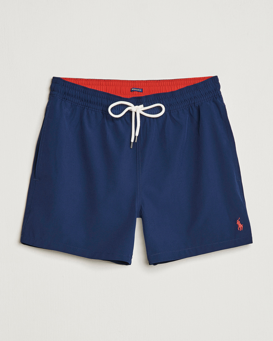 Mies | Uimahousut | Polo Ralph Lauren | Recycled Slim Traveler Swimshorts Newport Navy