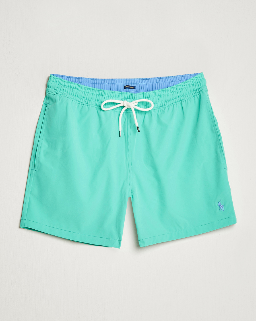 Mies | Uimahousut | Polo Ralph Lauren | Recycled Slim Traveler Swimshorts Sunset Green