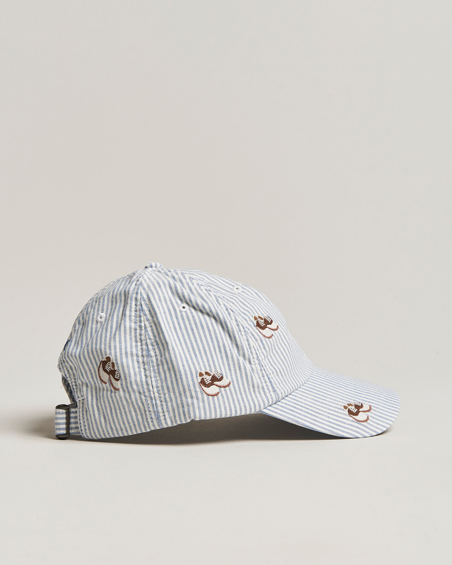 Mies | Polo Ralph Lauren Oxford Striped Cap Blue/White | Polo Ralph Lauren | Oxford Striped Cap Blue/White