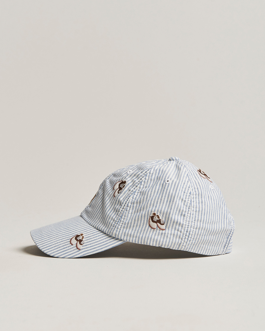 Mies | Polo Ralph Lauren Oxford Striped Cap Blue/White | Polo Ralph Lauren | Oxford Striped Cap Blue/White