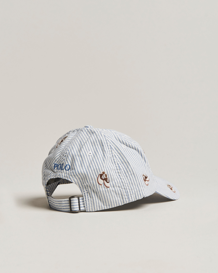 Mies | Polo Ralph Lauren Oxford Striped Cap Blue/White | Polo Ralph Lauren | Oxford Striped Cap Blue/White