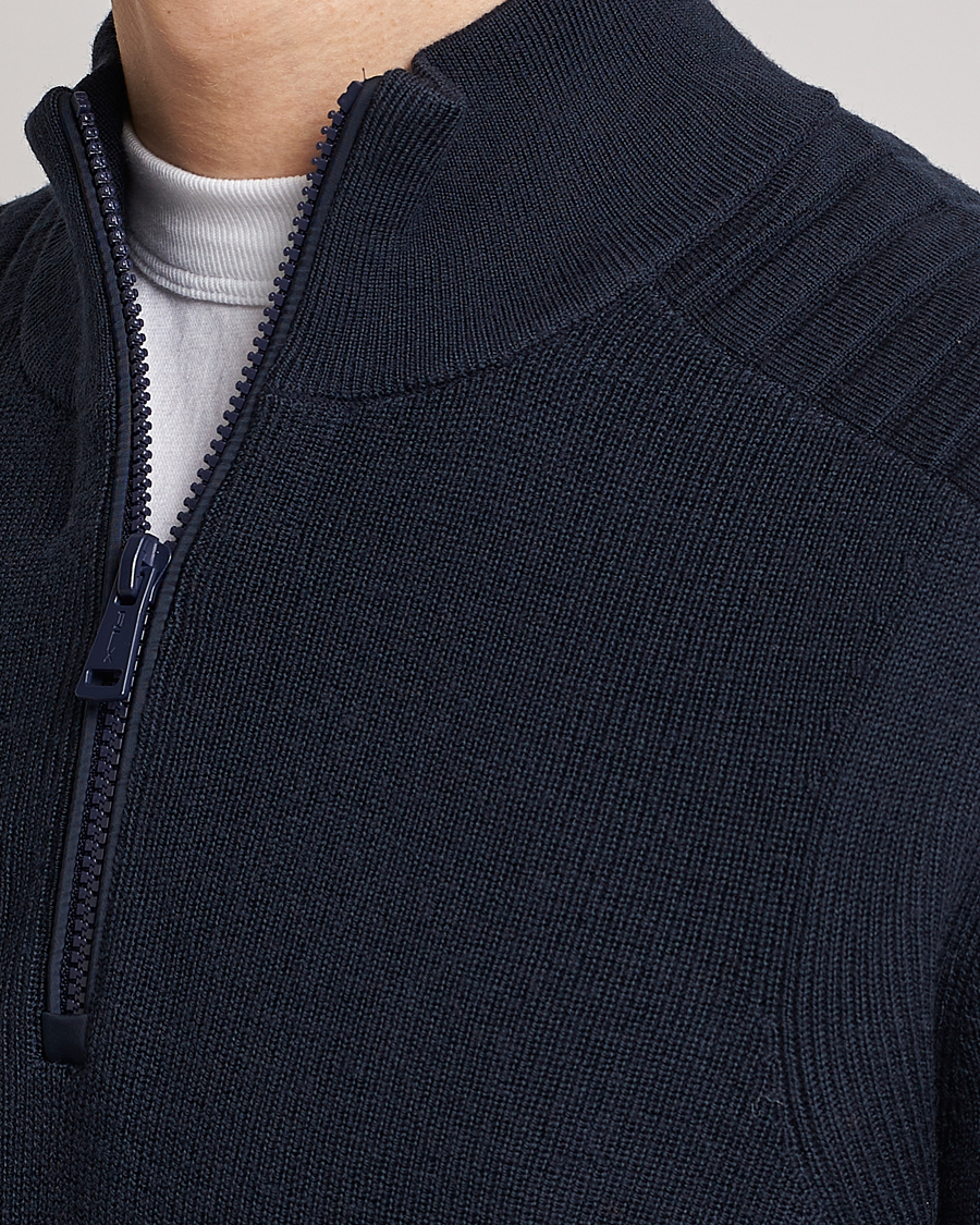 Mies | Puserot | RLX Ralph Lauren | Merino Half-Zip Sweater College Navy