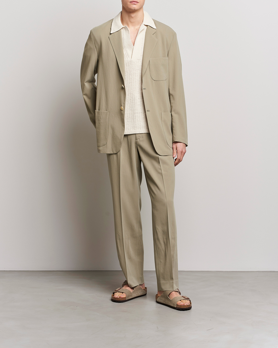 Mies | Pikkutakit | Auralee | Viyella Wool Blazer Light Khaki