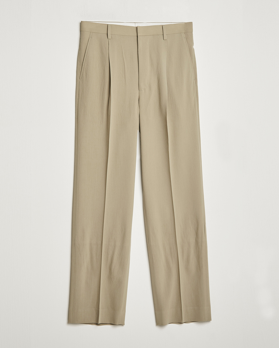 Mies | Housut | Auralee | Viyella Wool Slacks Light Khaki