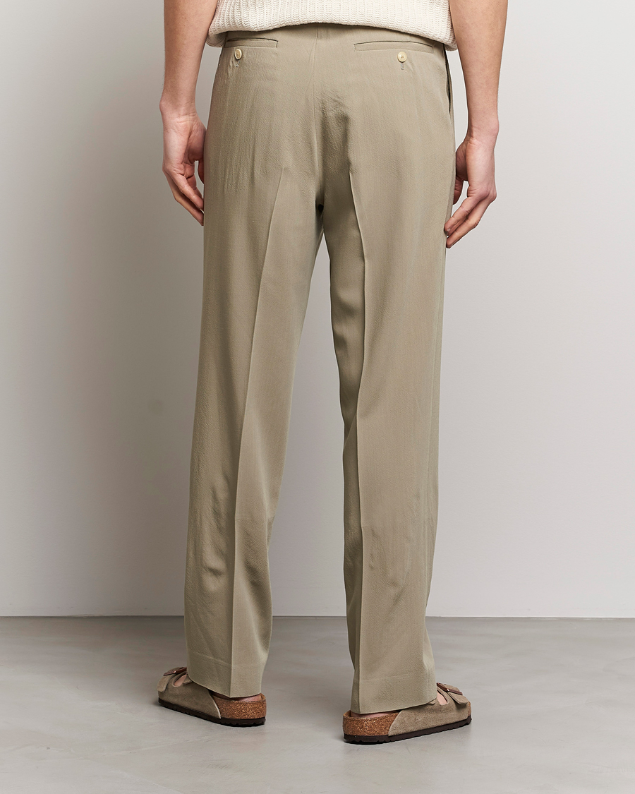 Mies | Housut | Auralee | Viyella Wool Slacks Light Khaki