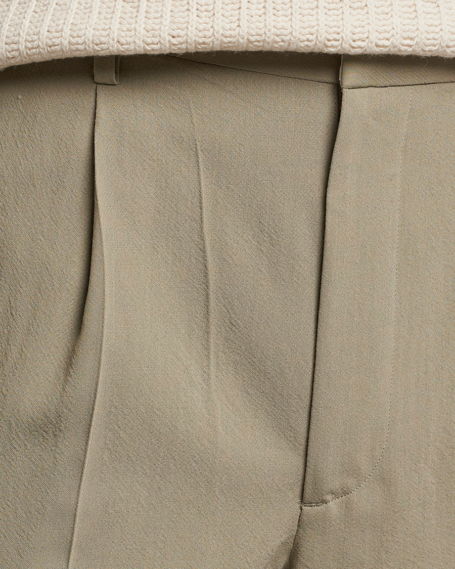 Mies | Housut | Auralee | Viyella Wool Slacks Light Khaki